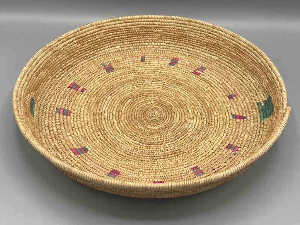 Shallow Sahelian Tight Weave Fulani Basket - Burkina Faso