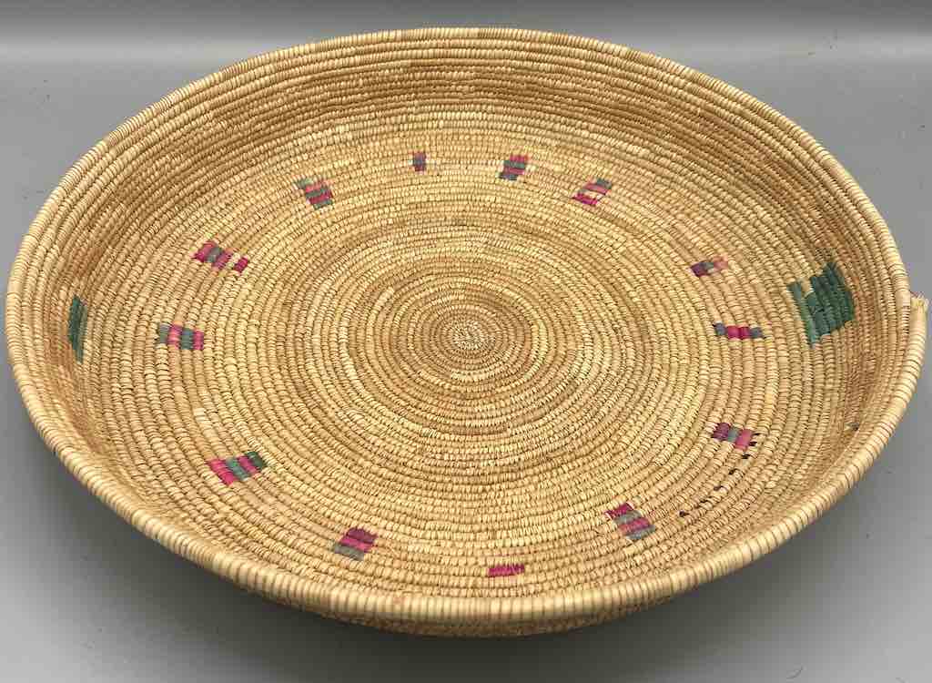 Shallow Sahelian Tight Weave Fulani Basket - Burkina Faso