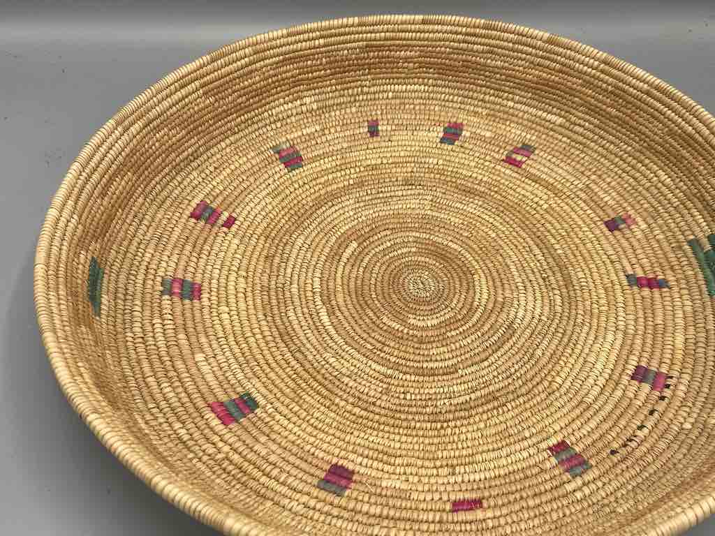 Shallow Sahelian Tight Weave Fulani Basket - Burkina Faso