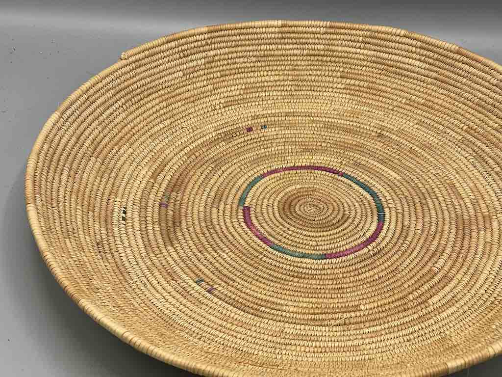 Shallow Sahelian Tight Weave Fulani Basket - Burkina Faso