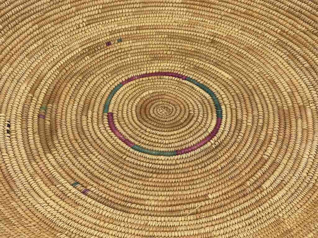 Shallow Sahelian Tight Weave Fulani Basket - Burkina Faso