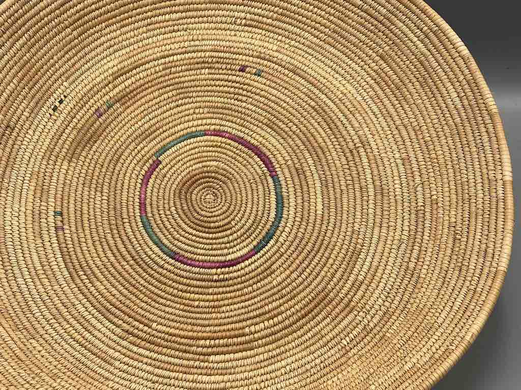 Shallow Sahelian Tight Weave Fulani Basket - Burkina Faso