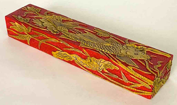 Carp Design - Large Rectangle Soapstone Trinket Decor Box