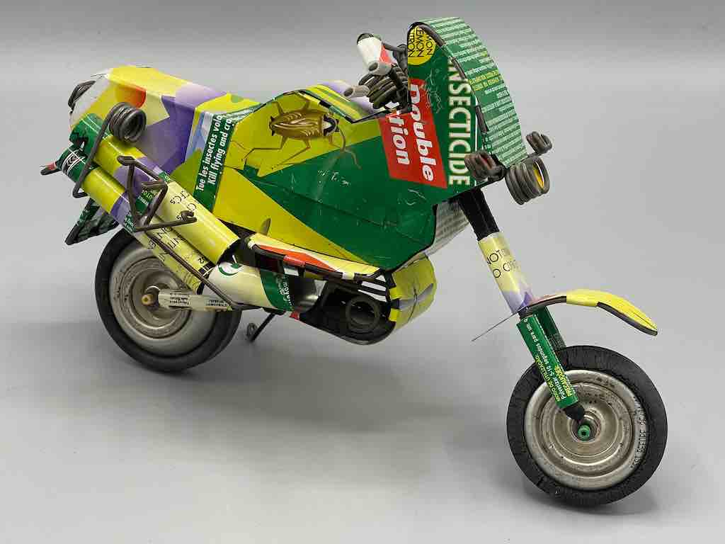 African Recycled Metal Can Toy Motorcycle - Burkina Faso