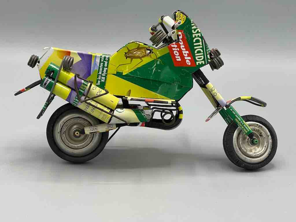 African Recycled Metal Can Toy Motorcycle - Burkina Faso