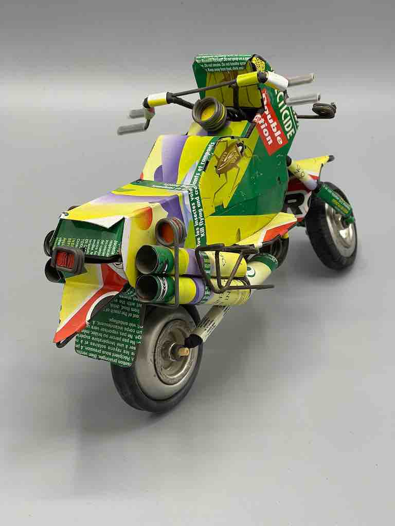 African Recycled Metal Can Toy Motorcycle - Burkina Faso