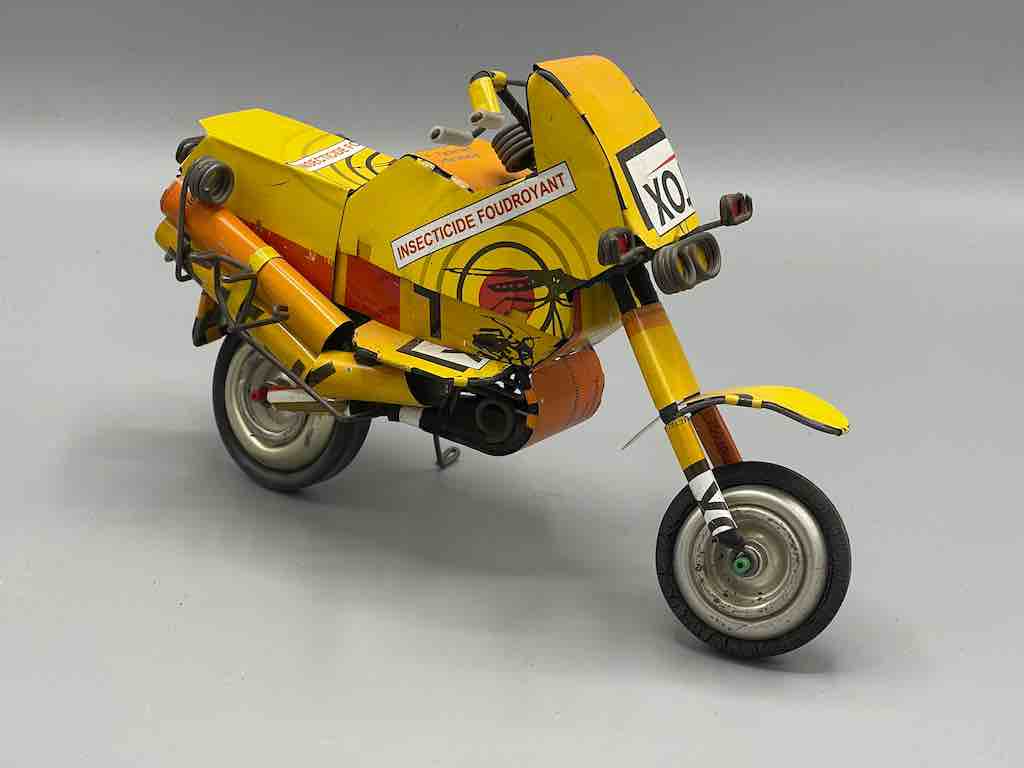 African Recycled Metal Can Toy Motorcycle - Burkina Faso