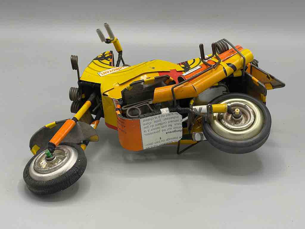 African Recycled Metal Can Toy Motorcycle - Burkina Faso