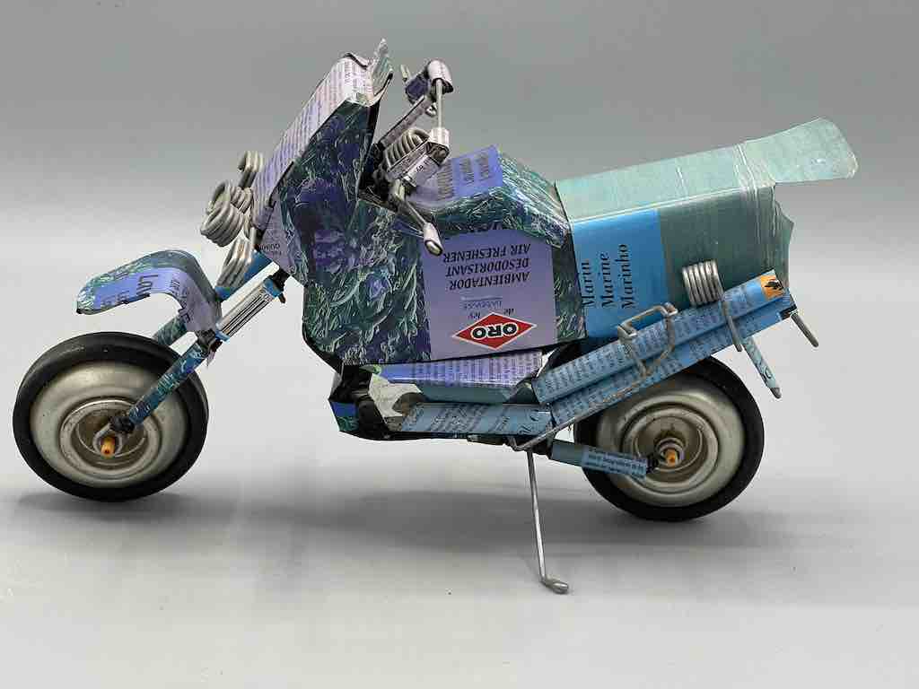 African Recycled Metal Can Toy Motorcycle - Burkina Faso