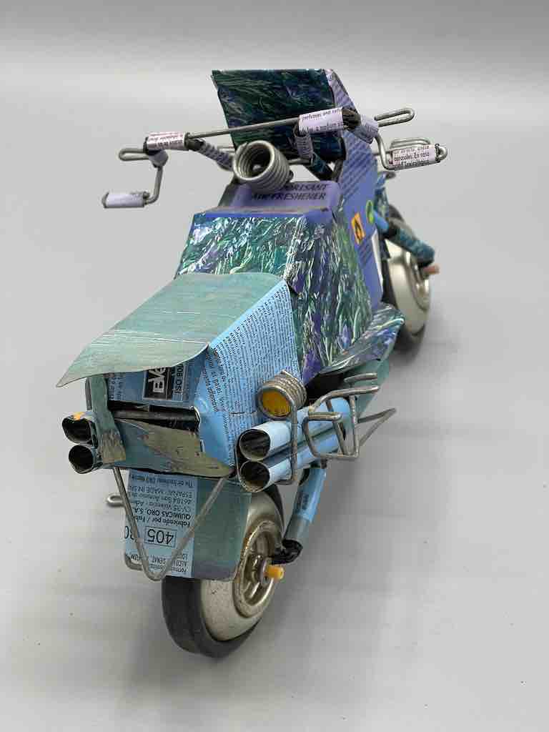 African Recycled Metal Can Toy Motorcycle - Burkina Faso