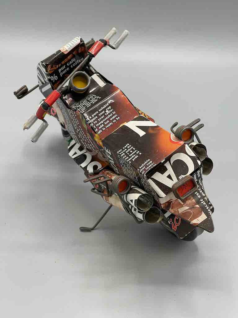 African Recycled Metal Can Toy Motorcycle - Burkina Faso