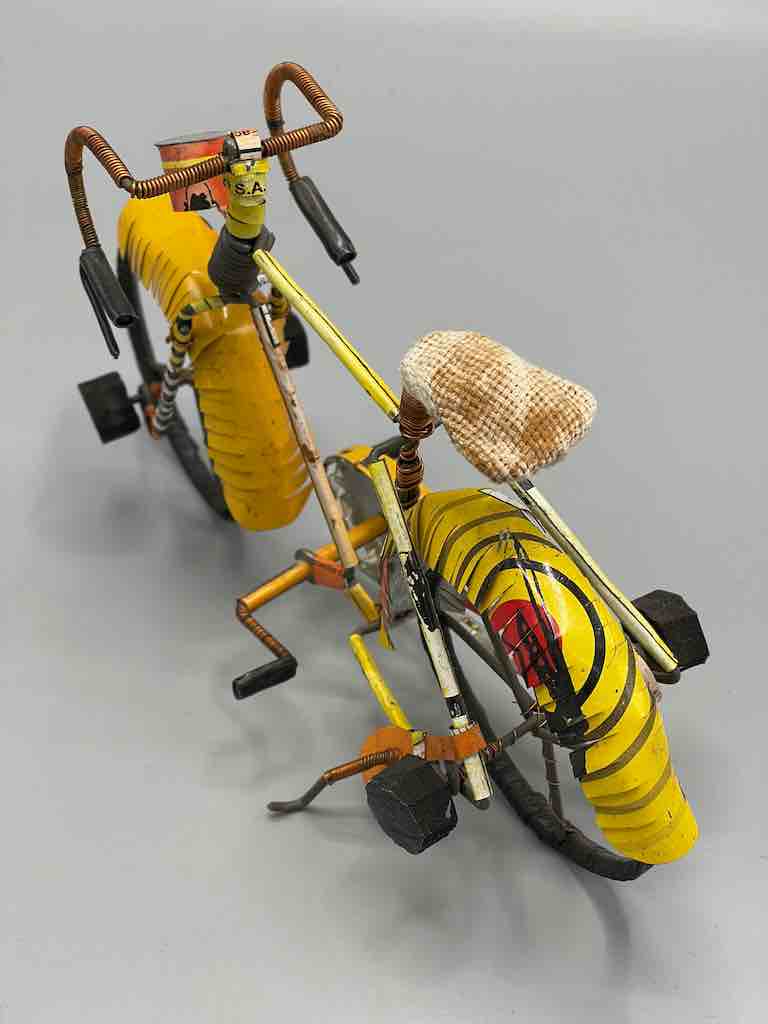 African Recycled Wire Cloth Seat Toy Racing Bike - Burkina Faso