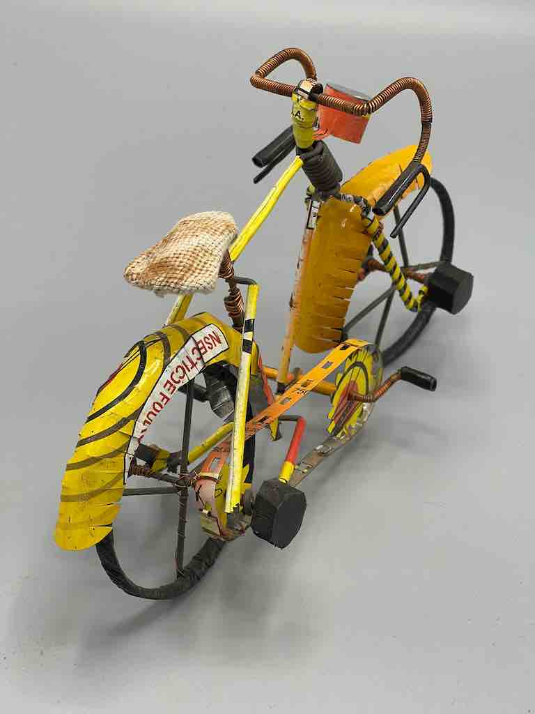 African Recycled Wire Cloth Seat Toy Racing Bike - Burkina Faso