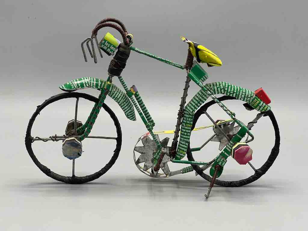 African Recycled Wire Cloth Seat Toy Racing Bike - Burkina Faso