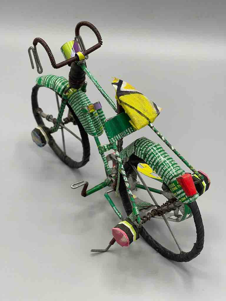 African Recycled Wire Cloth Seat Toy Racing Bike - Burkina Faso