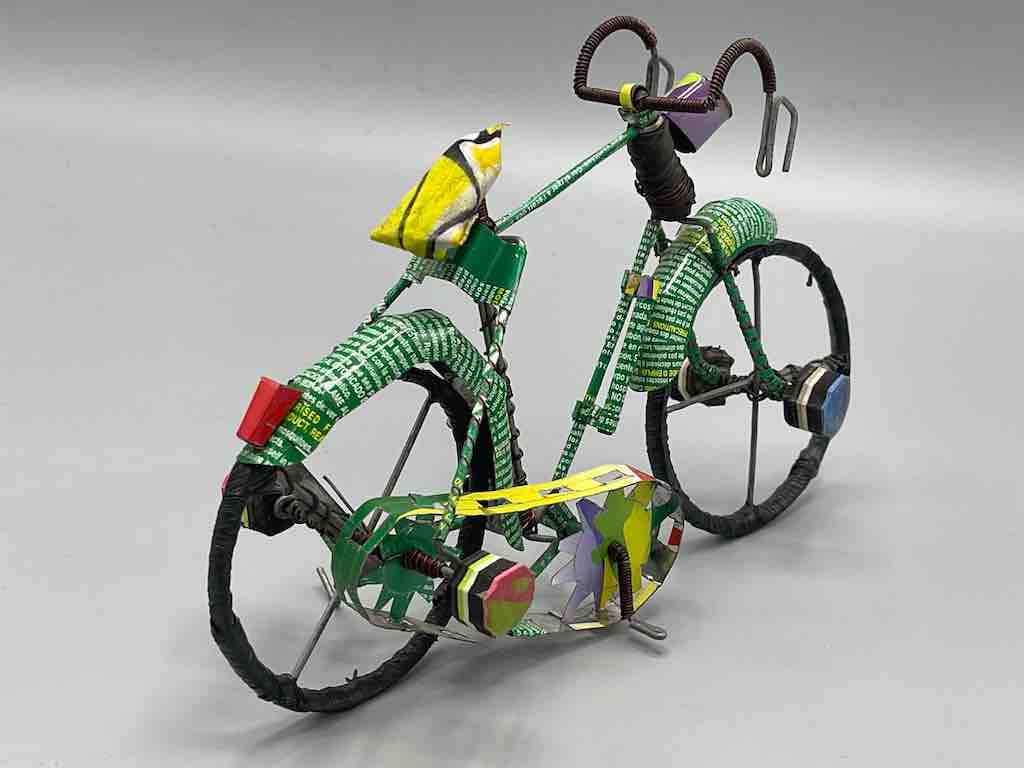 African Recycled Wire Cloth Seat Toy Racing Bike - Burkina Faso