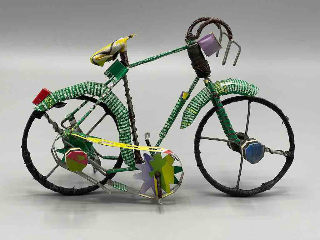 African Recycled Wire Cloth Seat Toy Racing Bike - Burkina Faso