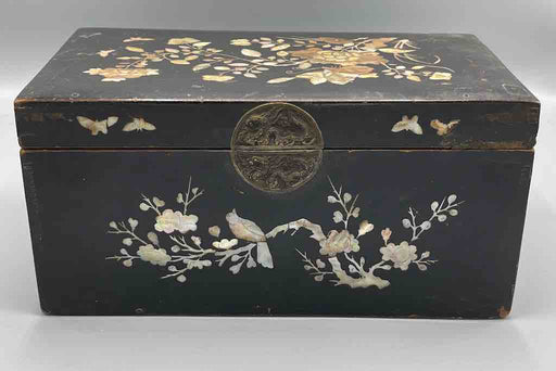 Vintage Vietnamese Mother of Pearl Inlaid Jewelry Box