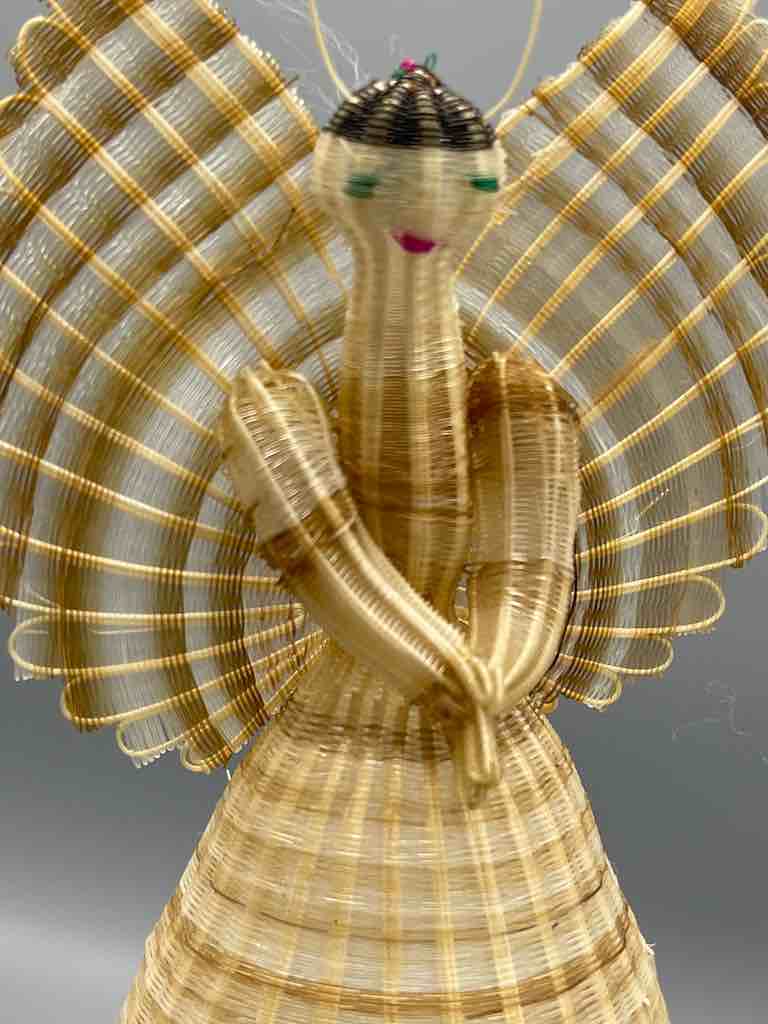 Small Horsehair Angel Ornament - Chile