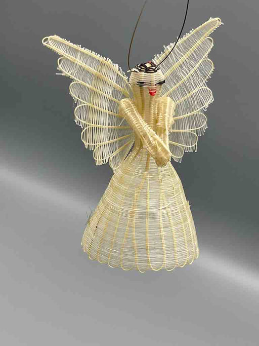 Very Small Horsehair Angel Ornament - Chile