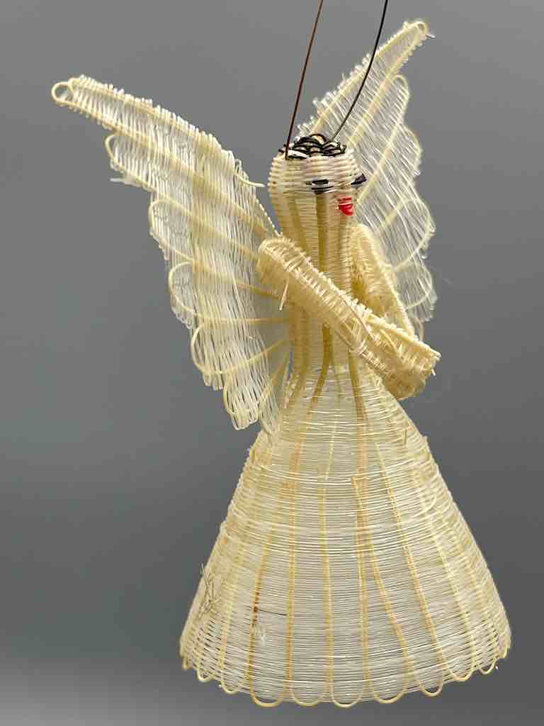 Very Small Horsehair Angel Ornament - Chile