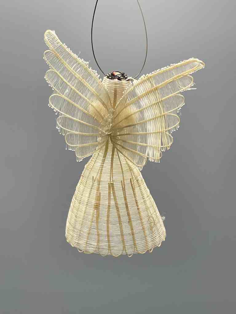 Very Small Horsehair Angel Ornament - Chile