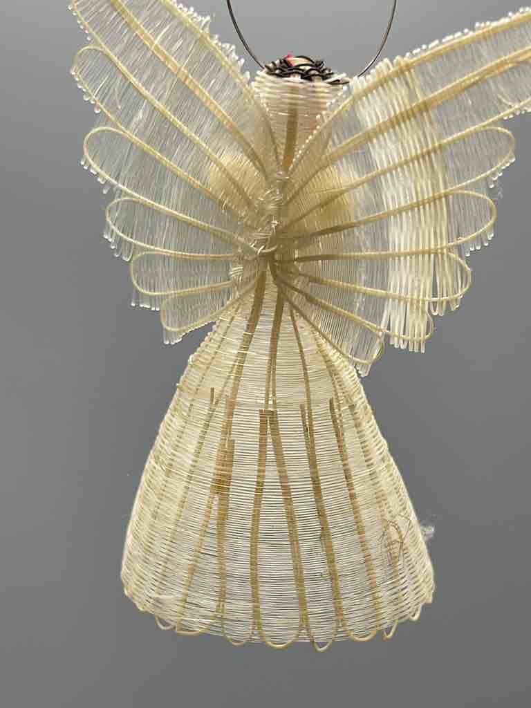 Very Small Horsehair Angel Ornament - Chile