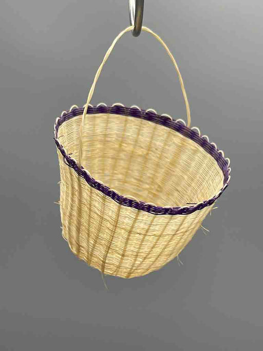 Tiny Horsehair Basket with Handle - Chile