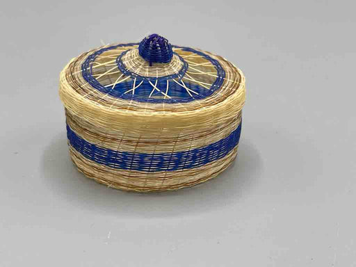 Tiny Horsehair Covered Basket - Chile