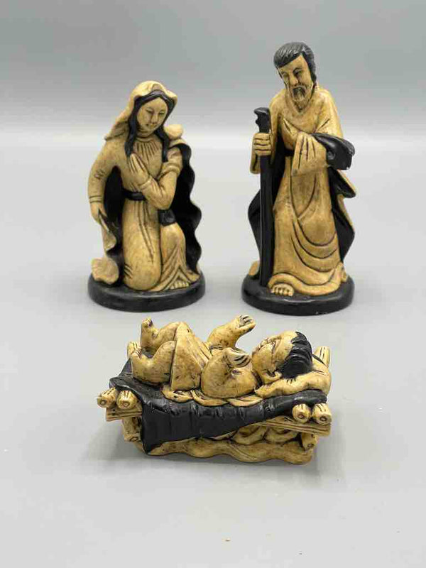 3-Piece Soapstone Nativity - Viet Nam