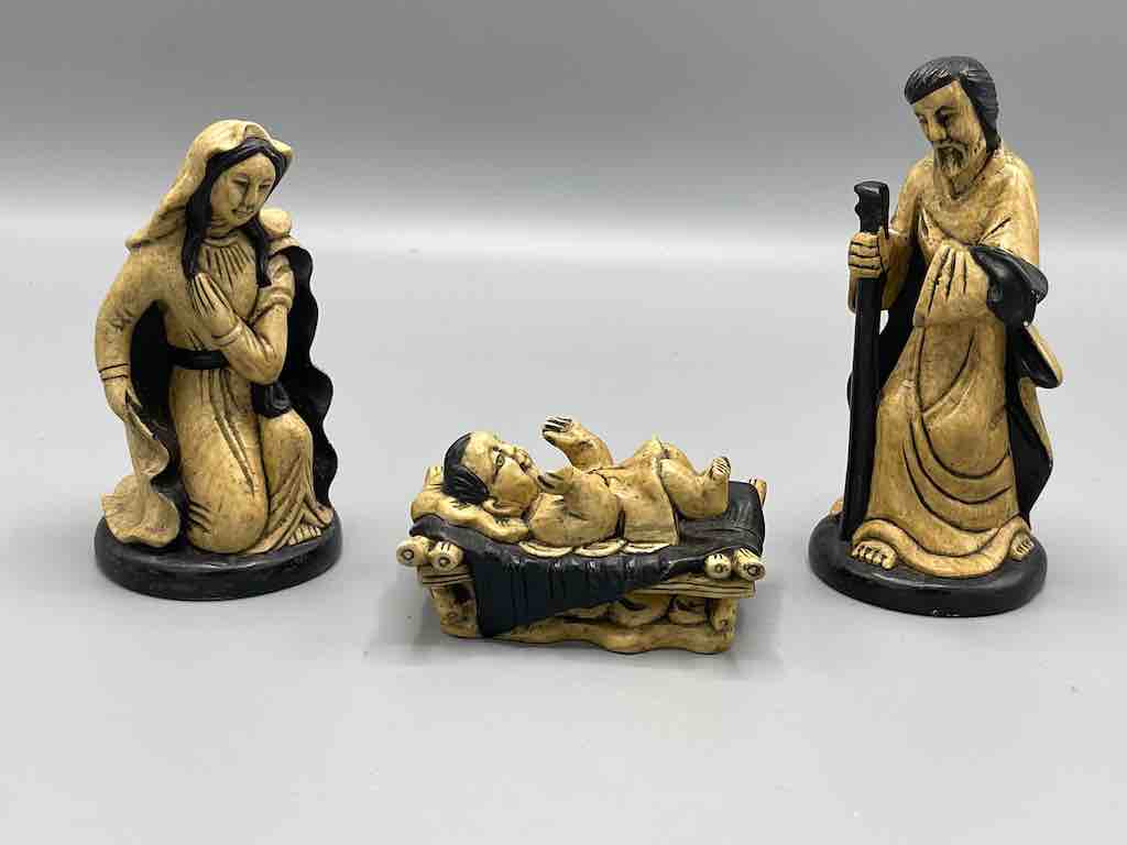 3-Piece Soapstone Nativity - Viet Nam