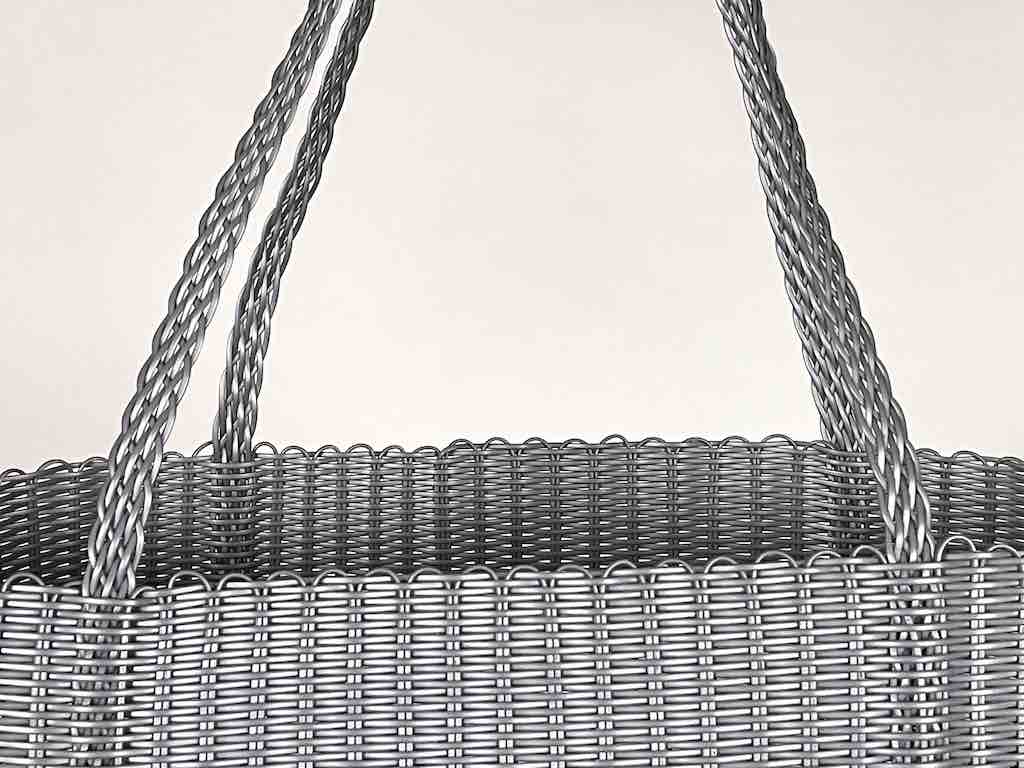 Large Deep Woven Recyclyed Plastic High Capacity Handbag - El Salvador