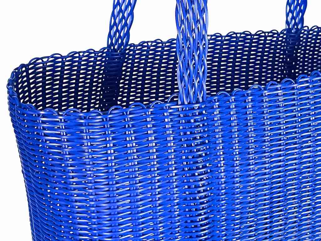 Large Deep Woven Recyclyed Plastic High Capacity Handbag - El Salvador