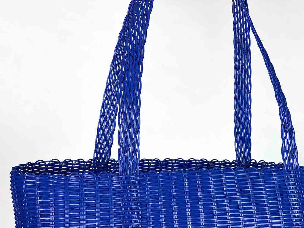 Large Deep Woven Recyclyed Plastic High Capacity Handbag - El Salvador