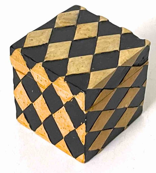 Harlequin Design Small Cube Soapstone Trinket Decor Box