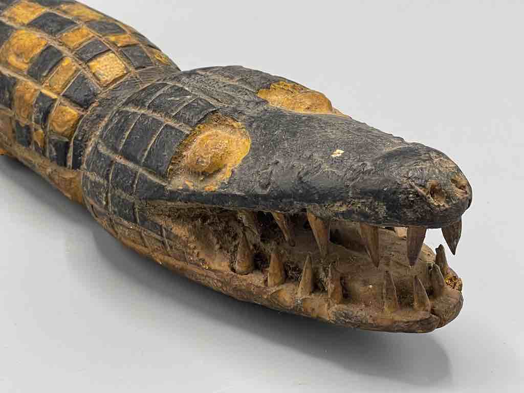 Vintage Crocodile Fetish Object - Ivory Coast