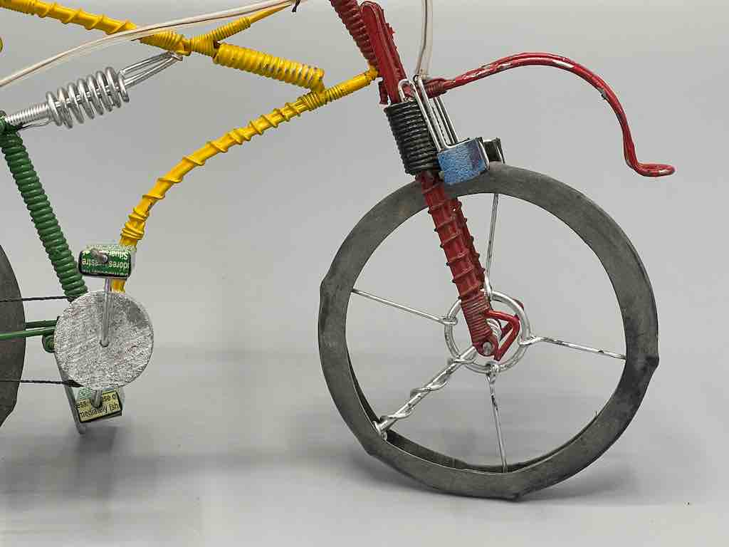 African Recycled Painted Wire Spring Design Mountain Bike - Burkina Faso