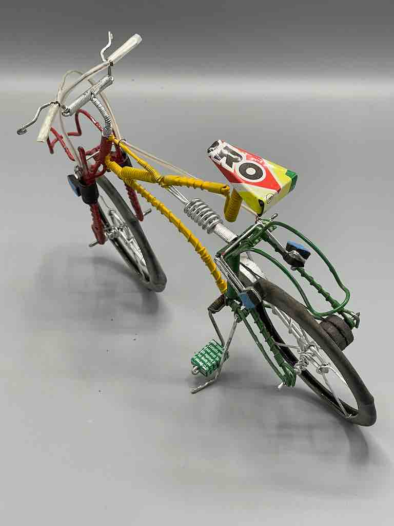 African Recycled Painted Wire Spring Design Mountain Bike - Burkina Faso