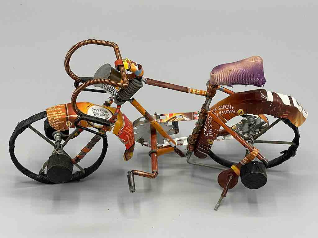 African Recycled Wire Cloth Seat Toy Racing Bike - Burkina Faso