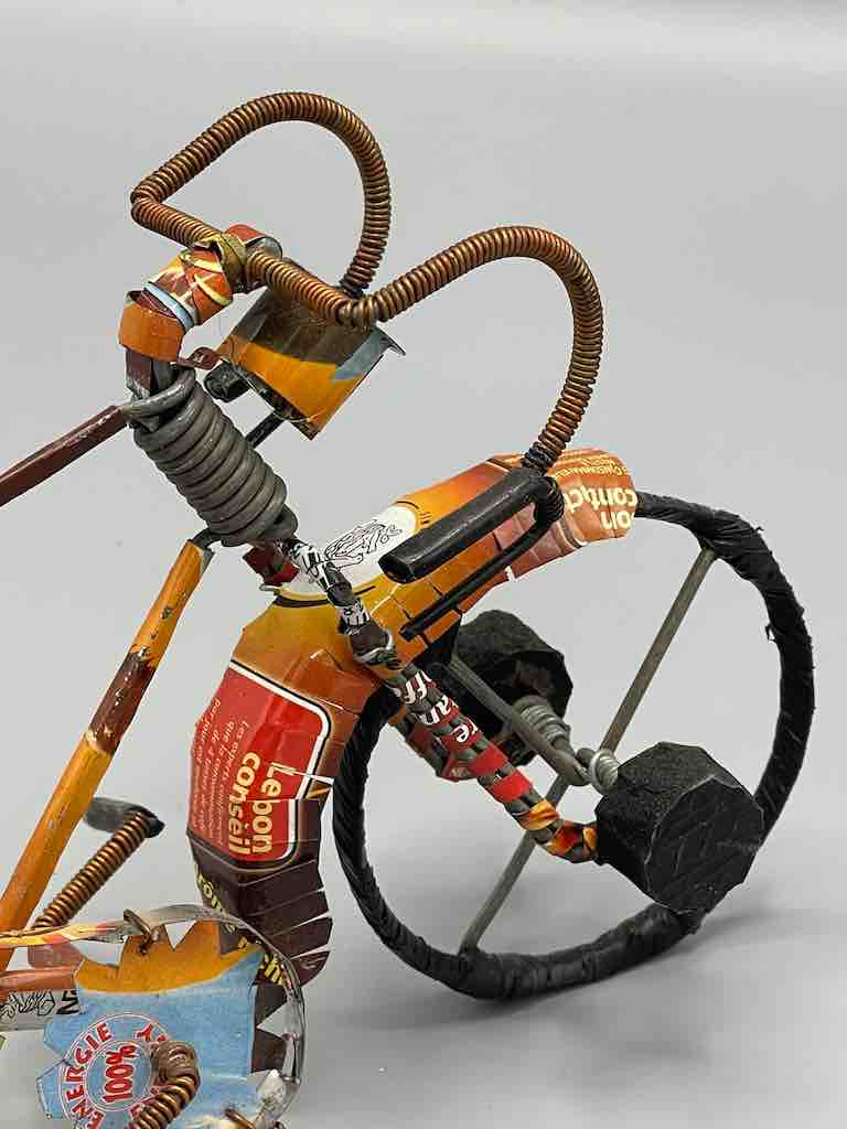 African Recycled Wire Cloth Seat Toy Racing Bike - Burkina Faso