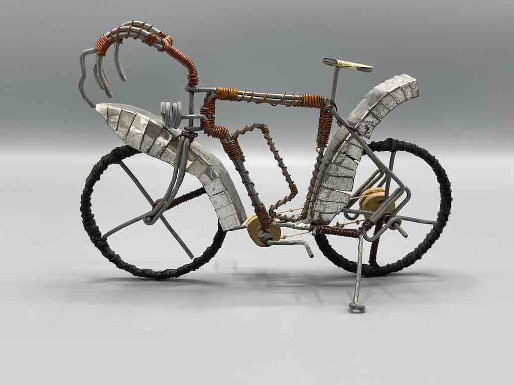 Metal toy bike best sale