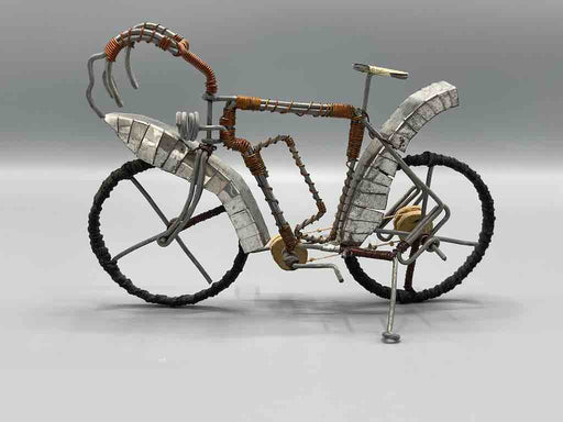 African Recycled Wire & Metal Toy Racing Bike - Burkina Faso