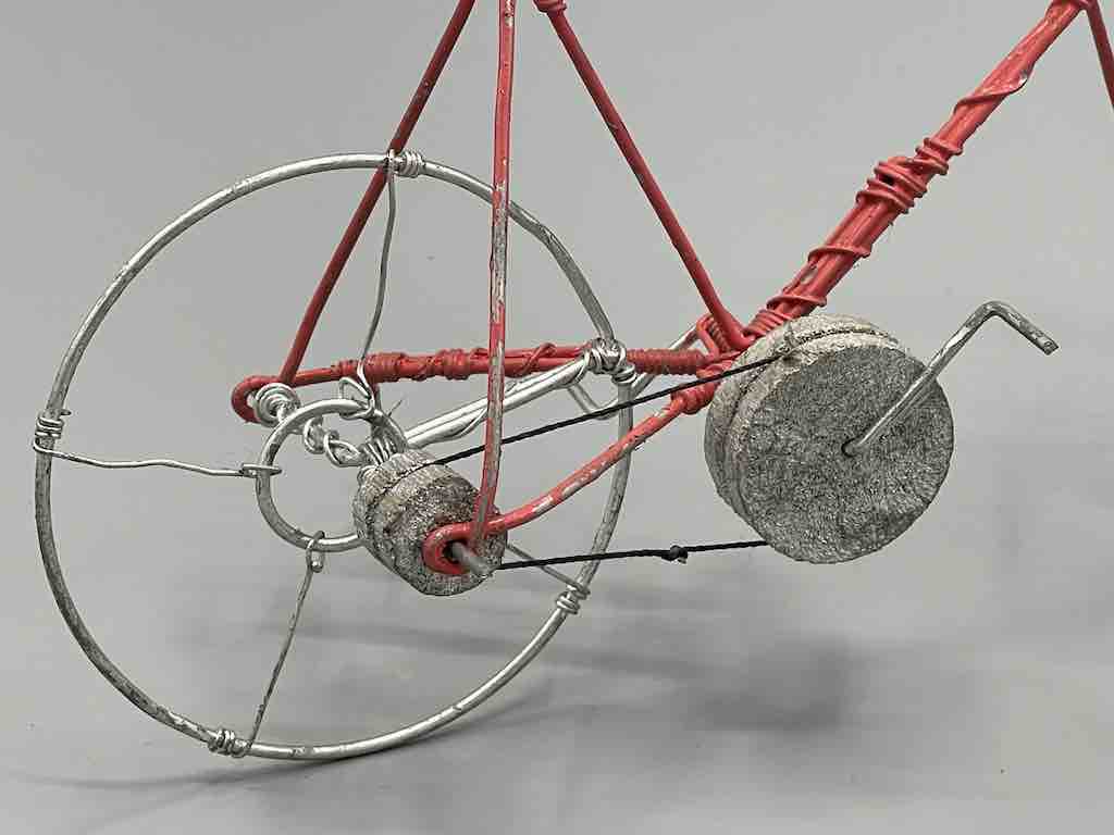 African Recycled Painted Wire Toy Mountain Bike - Burkina Faso