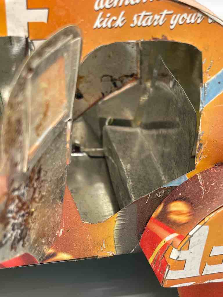 African Recycled Labeled Metal Can Toy Car - Burkina Faso