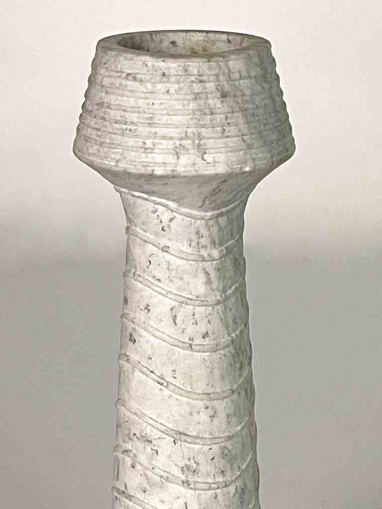 Hand-Carved Large Top Soapstone Vietnamese Sculptural Vase