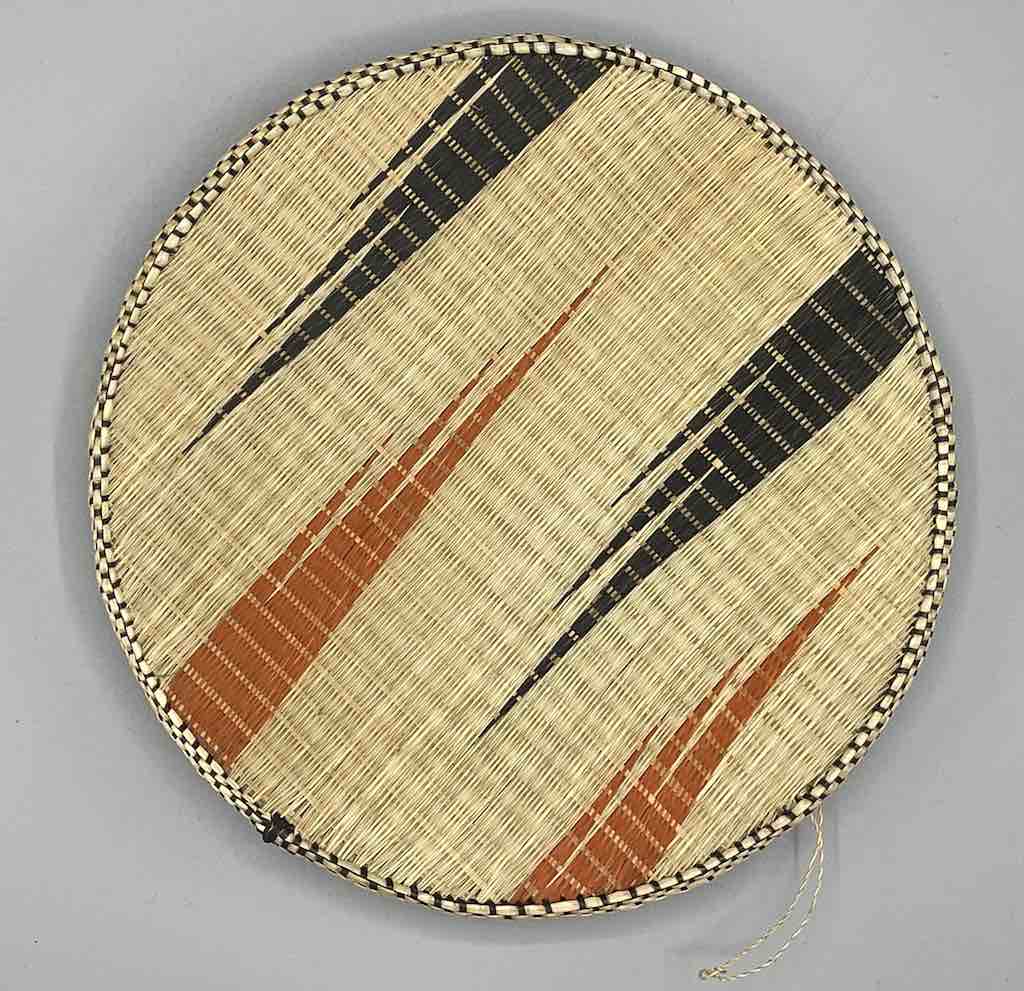 Tutsi Very Shallow Finest Weave Lightweight Basket - Rwanda