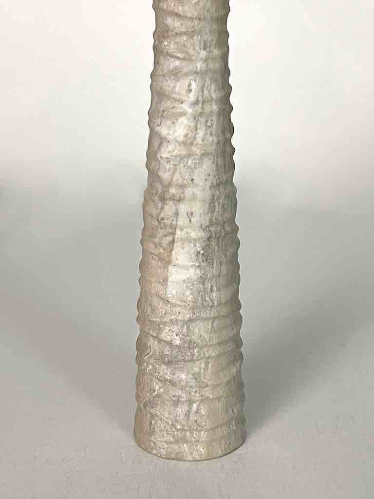 Hand-Carved Large Top Soapstone Vietnamese Sculptural Vase