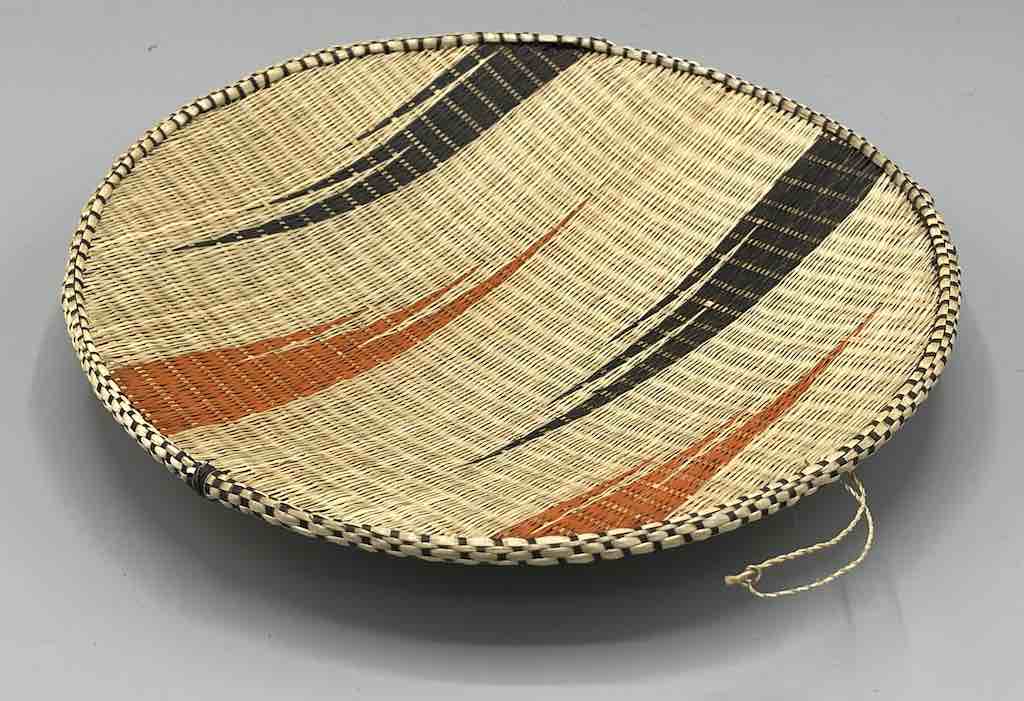 Tutsi Very Shallow Finest Weave Lightweight Basket - Rwanda