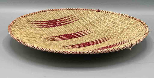 Tutsi Very Shallow Finest Weave Lightweight Basket - Rwanda