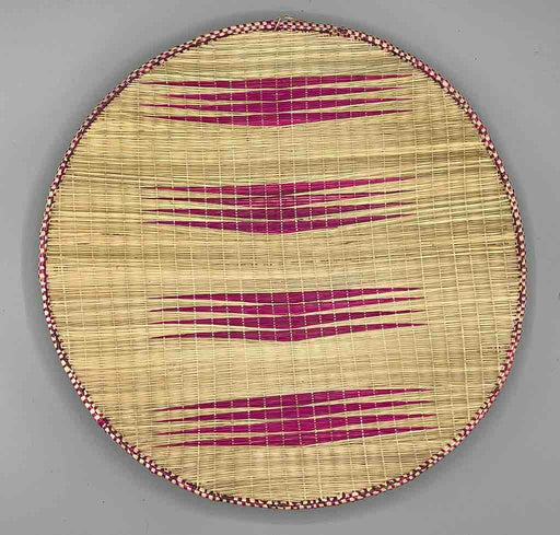 Tutsi Very Shallow Finest Weave Lightweight Basket - Rwanda